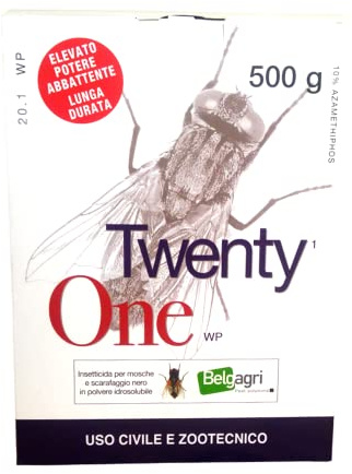 Twenty One 500g - insetticida per mosche in polvere