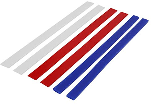 Josenidny 38CM Silicone Dough Thickness Measuring Strips, Rolling Pin Spacing Sticks for Baking, Pizza, Dough Lamination Strips 3 Sizes
