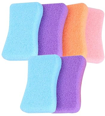 6 Pz Pietra Pomice File Del Piede Spugne Naturali Pratico Dispositivo Di Rimozione Della Pelle Morta Pomice Per Pedicure Spugne Per La Pulizia Uomo Macchia Roccia Vulcanica
