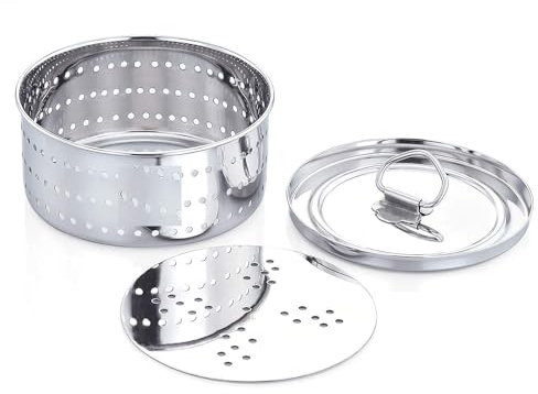 TreegoArt Steel Paneer - Prensa para hacer moldes de queso, 300 ml, herramientas de cocina de forma redonda, 300 ml