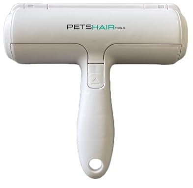 PETS HAIR TOOLS - Rullo rimuovi peli Animali Riutilizzabile per divani in Velluto/Stoffa, tappeti, Letti, Cuscini, Tende, Cuccia, sedili Macchina. Spazzola togli peli.