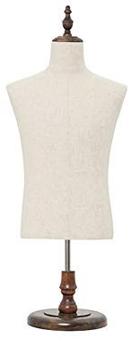 Manichino Modello Manichino Maschile, Vetrina Tavolo Manichini Torso Corpo Busti, Abbigliamento Abito Forma Espositore Completo da Lavoro, Altezza Regolabile (Marrone B)