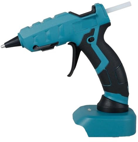 KAKAK Crafting Melting Glue Gun, Cordless Hot Melt Glue Gun, Glue Rod Stick Electric Dispensing Gun, Crafts Home Repair DIY Power Tool Fit for DIY Arts Quick Home Repairs