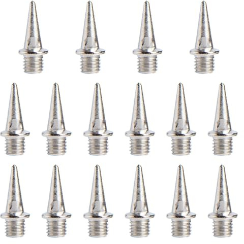 Colcolo 16 Pezzi chiodi per scarpe chiodate 12 mm, Chiodi Sostitutivi Per Scarpe Da Corsa, Tacchetti da Calcio per Pista e Campo Acciaio Pratici Chiodi di Ricambio per Trekking Sprint Allenamento