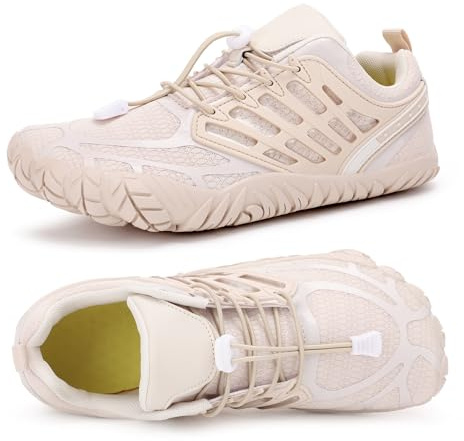 MeXYZ Women's Barefoot Hiking Shoes, Wide Toe Box Zero Drop Minimalist Cross-Trainer Sneakers for Running, Walking, Water Sports, Travel & Gym, Breathable Lightweight Grounded Footwear