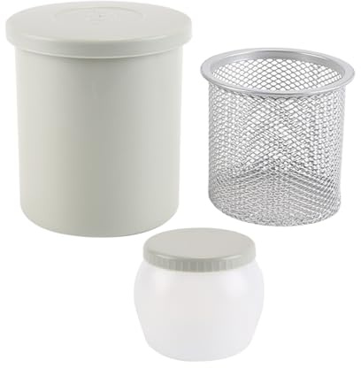 Enwye 1 Set Of Filter Type Pen Holder Brush Cleaner (with Filter and Oil Pot) Suitable for Water, Turpentine and Other Solvents