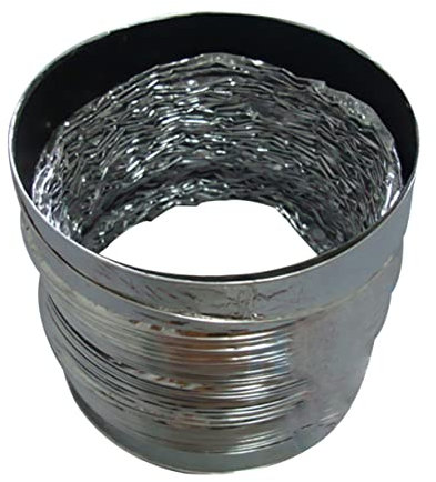 ORFOFE Flexible Aluminum Foil Duct Hose Diameter Fire Retardant Ventilation for HVAC Kitchens Bathrooms Greenhouses and More