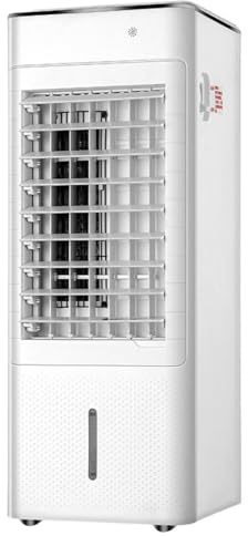 Portable 4-in-1 Air Conditioner Cooler Heater Humidifier with LED Display, Remote Control, 3 Speeds & 12H Timer, 7L Tank for Room Cooling