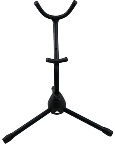 TOVINANNA Soporte Plegable para Saxofón Alto Metálico Trípode Compacto y Ligero para Exhibición y Transporte Soporte Práctico para Instrumentos de Viento
