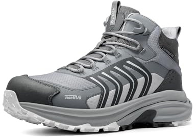 NORTIV 8 Vandringsskor för män Armadillo | 4-i-1 reboundteknik SGS-godkänd vattentät halkfri design lätta utomhus vandring camping klätterskor
