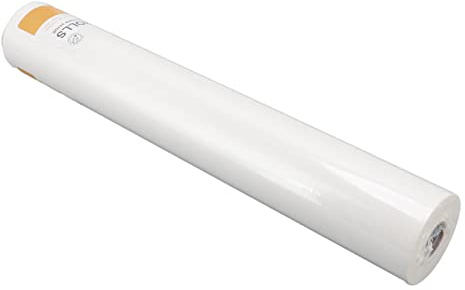 RASTKY Rotolo di Carta Artigianale Bianco Naturale Lungo 27,4 M per Pittura Artistica, Ideale per Bambini, Rotolo di Carta per Schizzi Largo 17,7 Pollici