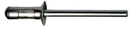 4.8 X 17.0 mm 500 Stück Alu/Edelstahl A2 Multigrip Blindnieten Senkkopf Dichtnieten Nieten