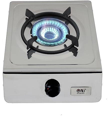 NJ-100SD Indoor Gas Stove - Single Burner Portable Gas Hob LPG Cooker 4.4kW