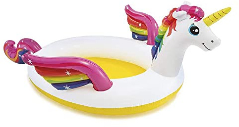 Unicorn Inflatable Pool with Spray 272 x 193 x 104 cm Intex 57441