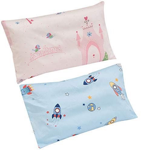 SZWL 2-Stück Kinder Kopfkissenbezug, 30 * 50 cm Hypoallergenes Baby kissenbezugkissen, Babioms Unsichtbarer Reißver Schlusskissenbezug (Nur Kissenbezug, Keine Anderen Ersatzteile)