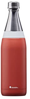 Aladdin Fresco Thermavac Trinkflasche Edelstahl 0.6L Terra Cotta – Thermosflasche Auslaufsicher - Hält 10+ Stunden Kalt - Wasserflasche BPA-Frei - Thermoskanne Spülmaschinenfest