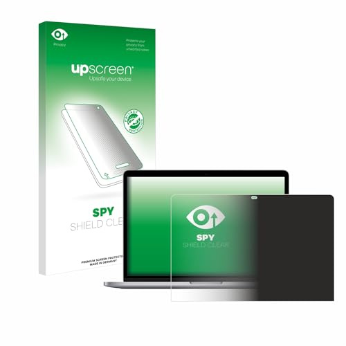 upscreen Anti-Spy Blickschutzfolie für Apple MacBook Pro M1 13 2020 Made in Germany, Privacy Displayschutz-Folie [Sichtschutz, Blaulichtfilter]