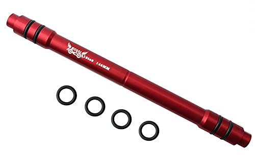 MiOYOOW Fahrrad Steckachse, 12 mm Achse auf 9 mm Schnellspanner Bike Adapter 142/148MM Fahrradspieß Adapter ​für MTB-Fahrrad