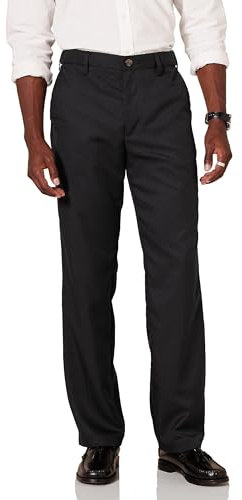 Amazon Essentials Pantalon de Costume de Coupe Classique à Taille Extensible et Devant Plat Homme