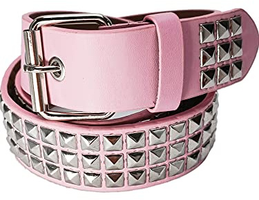 Punk Studded Belt for Women Rock Threads Goth Stud Pyramid Gothic Clothing