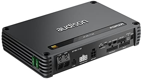 Audison AF M5.11 bit amplificatore DSP 5 canali 4x150W + 1x600W a 2 Ohm | DSP 11 canali, classe D, 1200W RMS totali, Hi-Res 24bit/96kHz
