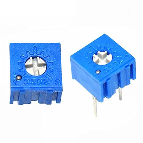 JMORCO 500 Stück 3362P Reihenwiderstand 101 201 501 102 202 502 103 Trimpo Trimmer Potentiometer 3362 500R 1K 2K 5K 10K 20K 50K 100K (Size : 50K Ohm)