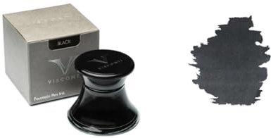 Encrier en verre Visconti Noir 50 ml