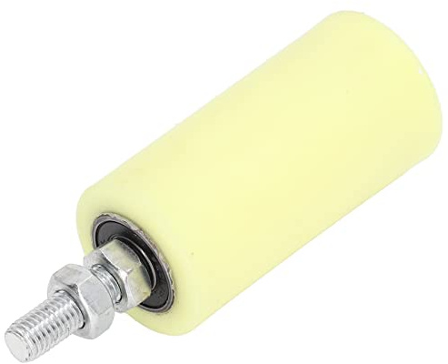 Galet de guidage pour portail coulissant galet de guidage en nylon galet de support de rail robuste support de guidage de portail à galet renforcé poteau arrière assemblage soudé 100 mm