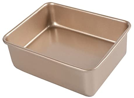 WATIIFUFU Teglia Riscaldamento in Antiaderente Inossidabile e Acciaio Quadrata per Torte Cottura Uniforme Dolci e Barbecue in Cucina