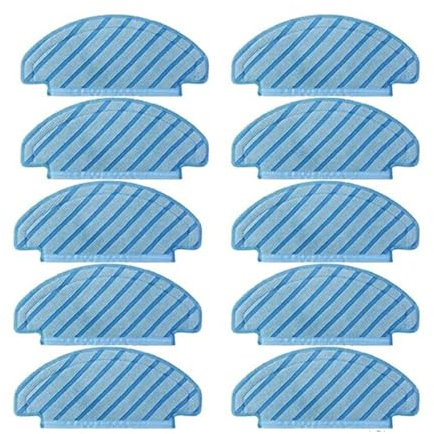 Vuzmode Lappen-Mopp-Tücher-Pads, for Ecovacs, for Deebot OZMO T8 AIVI T8 Max T9 Max N8 N8 Pro Roboter-Staubsauger-Mopp-Tuch-Zubehörteile Roboter-Wischtuch(for T8-10pcs)