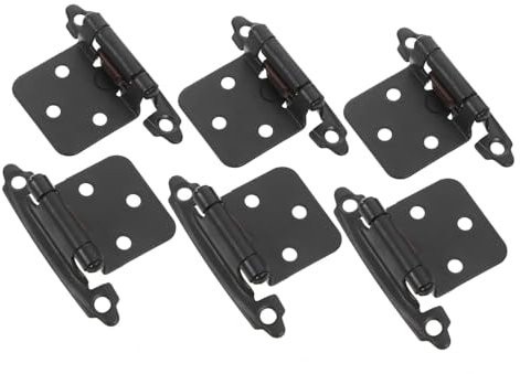 Gadpiparty 6pezzi Cerniere Per Mobili a Molla Con Chiusura Automatica Per Sportelli Di Mobili in Stile Americano Ferramenta Per Cucina e Uso Residenziale