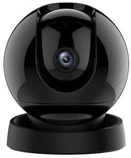 KKENZA Caméra de sécurité intérieure PTZ 3D 5MP, Wi-FI, détection d'animaux, Suivi Intelligent par IA, Conversation bidirectionnelle, Vision Nocturne, babyphone(EU Plug_Rex 3D 5MP)