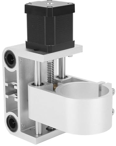 Jooehyer Aluminum Alloy Z Axes Motor Mount for 3018 Router Machine, Stable and Reliable, Z Axes Power with 52mm Stroke, Bearing