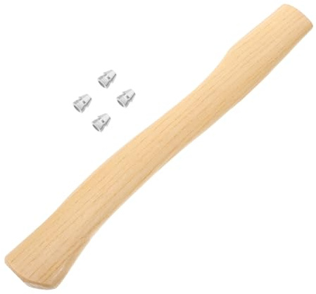 DIYEAH Manche de Hache Bois Naturel Poignée de Remplacement Facile à Installer pour Outils de Jardin et Travail Du Bois