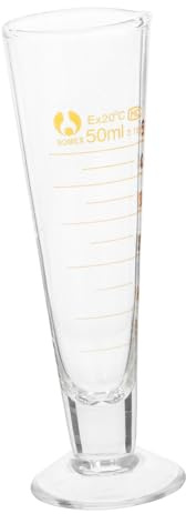 TOYANDONA Taza Medidora de Vidrio Transparente de Escala Graduada Recipiente para Líquidos para Experimentos Químicos de Laboratorio