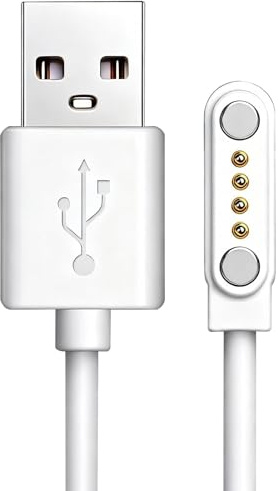 Chargeur Montre Connectée Universel Magnétique 4 broches Espacement 2.54mm | Espacement total 7.62 mm USB Câble de Chargement pour Smart watches
