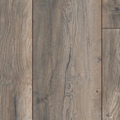 Click Laminate Flooring 8mm D72 Harbour Grey Wood Effect - Plank (8mm) For Domestic & Commercial Use, Suitable for underfloor heating | Covers 2.11sqm | Single Tile/Plank Size - 1380mm X 191mm