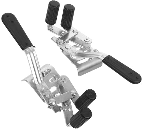 LALADEFIEE Rollstuhl Bremsen und Handbremsen Zubehör 2 Stück Parkbremsen mit Seitlicher Schraube Robustes Material Ersatzteil für Elektrorollstühle 17X8X8cm