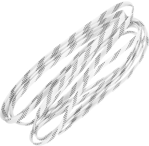 INOOMP Lacets pour Patins de Hockey sur Glace roulettes, 1 Paire de 200 Cm en Polyester Résistant à l'usure, Accessoires pour Chaussures de Sport, Compatibles Patins de Vitesse