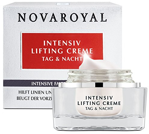 Intensiv Lifting Anti-Aging Creme Tag & Nacht – Straffende Intensivpflege mit Express-Lifting-Effekt für sichtbar glattere Haut – Reduziert Falten & beugt vorzeitiger Hautalterung vor – NOVAROYAL®