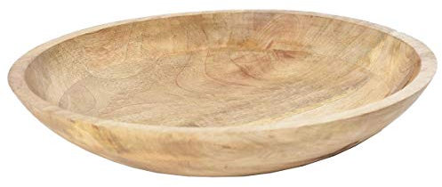 Holzschale Schale Dekoschale Servierschale Obstschale Holz Ø 40cm A040