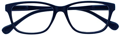 The Reading Glasses Company Marineblau Leicht Distanzgläser Designer Stil Herren Damen Federscharniere M27-3 -1,50
