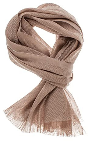 GANT Unisex Schal Tuch Cotton Linen Texture Scarf, Größe:One Size, Farbe:DarkKhaki(248)