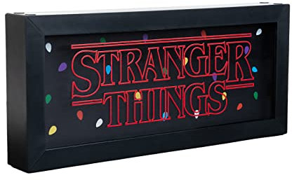 Grupo Erik Lampara Stranger Things Upside Down - Lampara escritorio Gaming con LUCES LED para Decoracion habitacion │ 4 Modos de Iluminación (USB o pilas) Regalo Friki - Stranger Things Merchandising