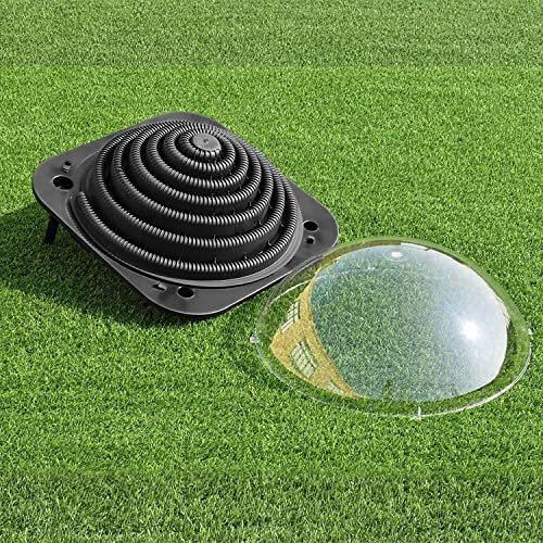 JODAIS Inground Pool Warmer Equipment Solar Dome Swimming Pool Heater Above Ground, Multiple Heaters Can Be Connected To Heat a Large Pool, W/Hose Connector for Home Outdoor