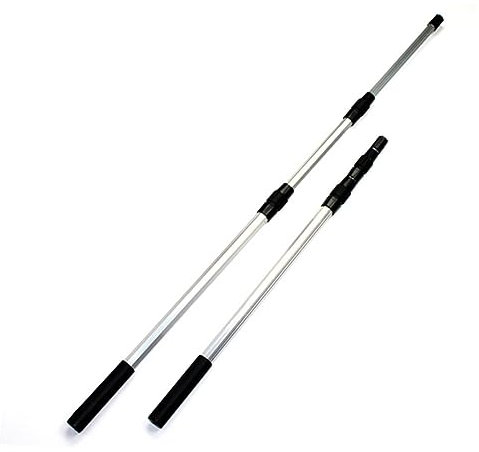 INOOMP Rete Da Pesca Per Rilascio Pesci Guadino 1 5 M in Lega Di Alluminio Estensibile Palo Maglia Rete Per Acquario Laghetto Lago Con Maniglia Design Telescopico Stile Casuale