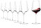 Stölzle Lausitz Juego de 6 copas de vino tinto de color burdeos de color burdeos, grandes extravagantes, copas de vino tinto, grandes copas de vino tinto, copas de vino
