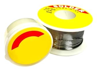 LEOFLA Filo Stagno Bobina Rocchetto 40/60MM Per Saldature Nucleo Elettrica E Flussante