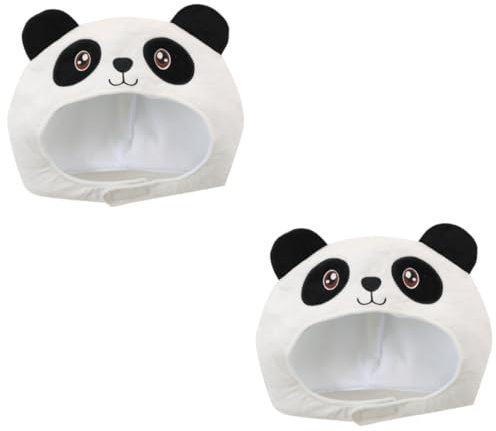 HEMOTON Lot De 2 Chapeaux Danniversaire Décoratifs En Peluche Accessoire De Scène Léger
