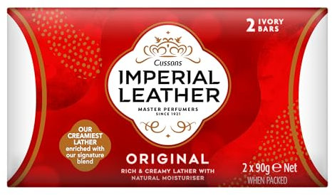 Imperial Leather Bar Soap Original Classic Cleansing Bar, Gentle Skin Care, Bulk Buy, Pack of 9 x 2 bars (total 18 bars)